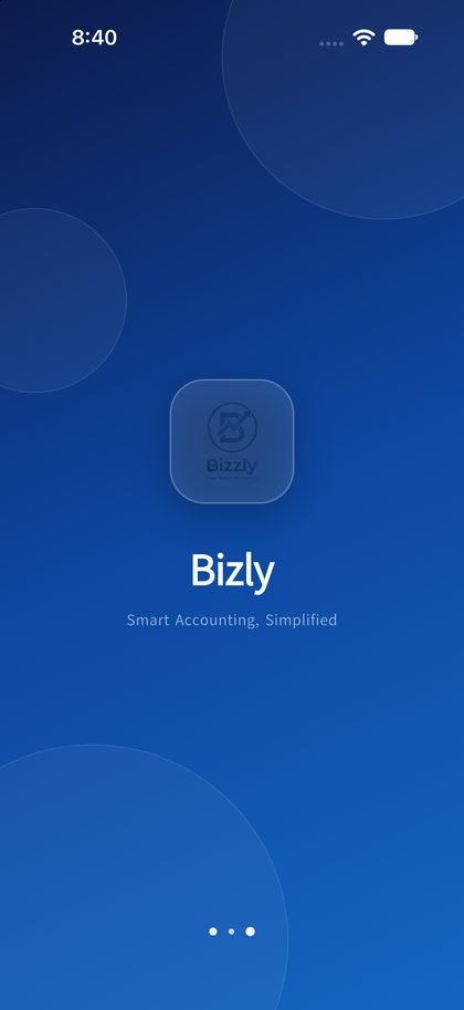 Bizly screen 1