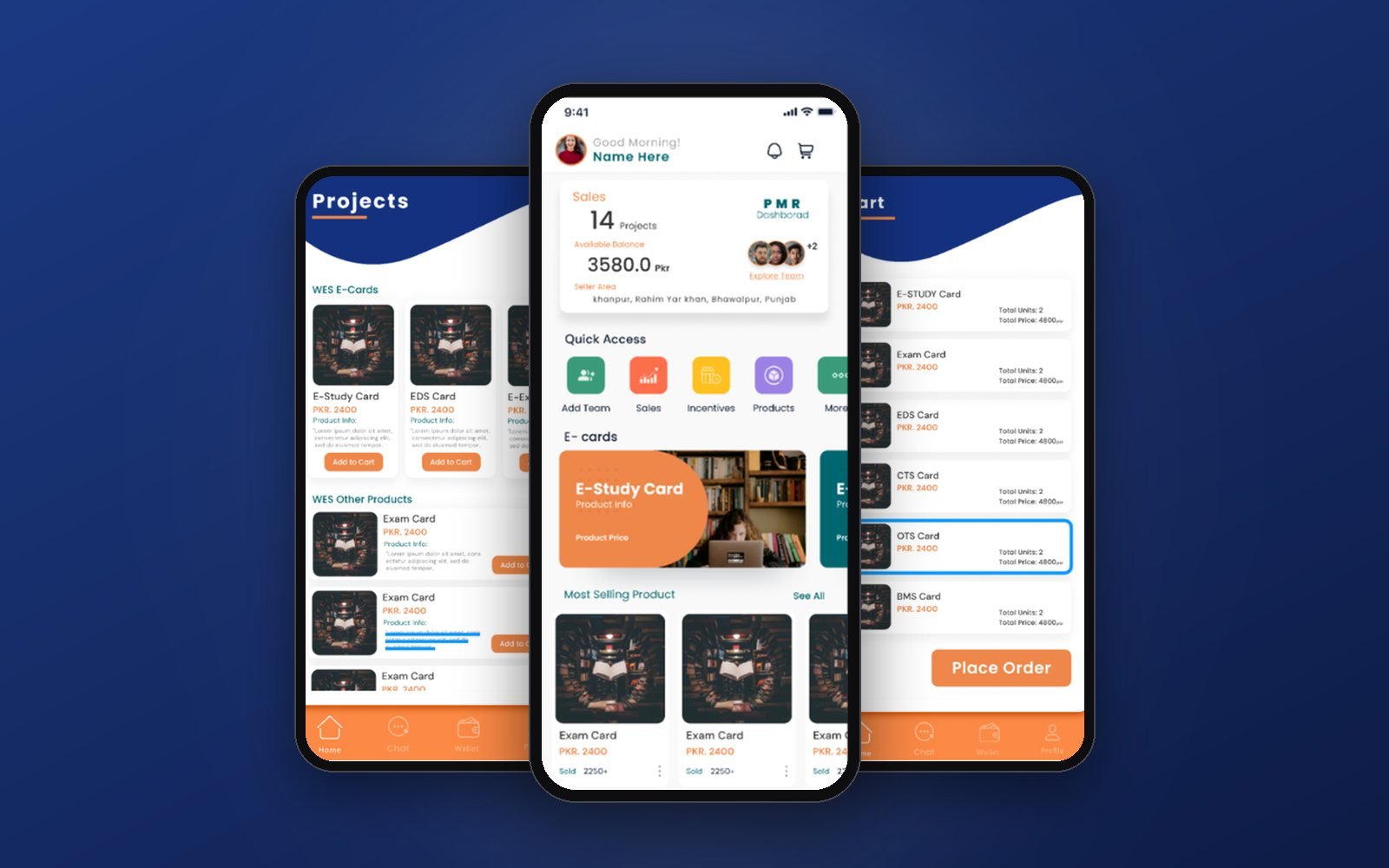 Opas app screens