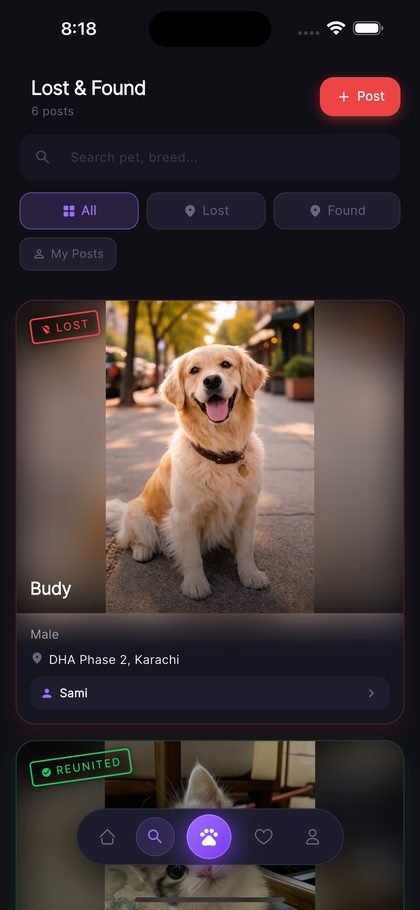 Pet Profile screen 4