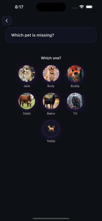 Pet Profile screen 6