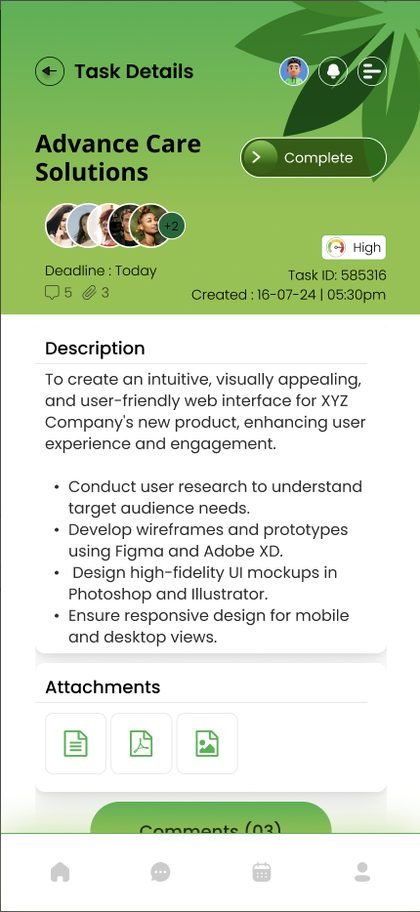 RDC Mobile screen 3